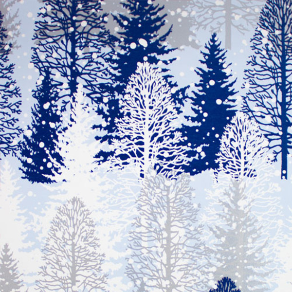 Winter Trees Gift Wrap