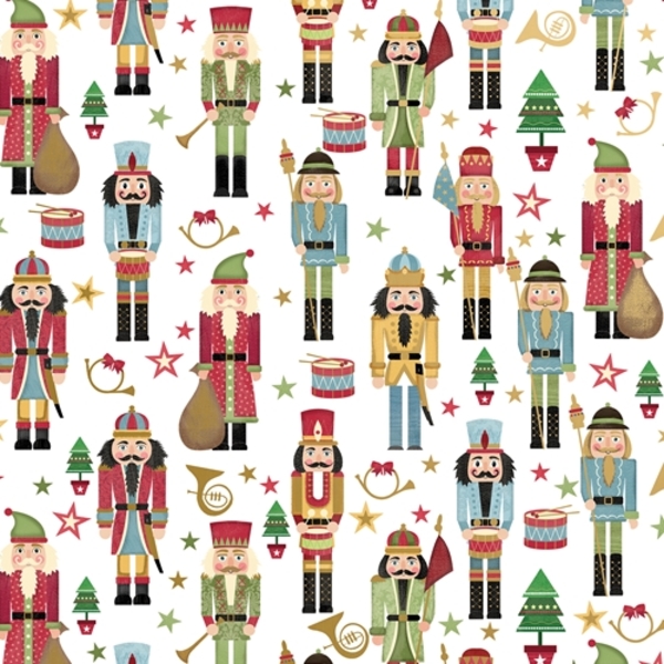 Traditional Nutcracker Gift Wrap